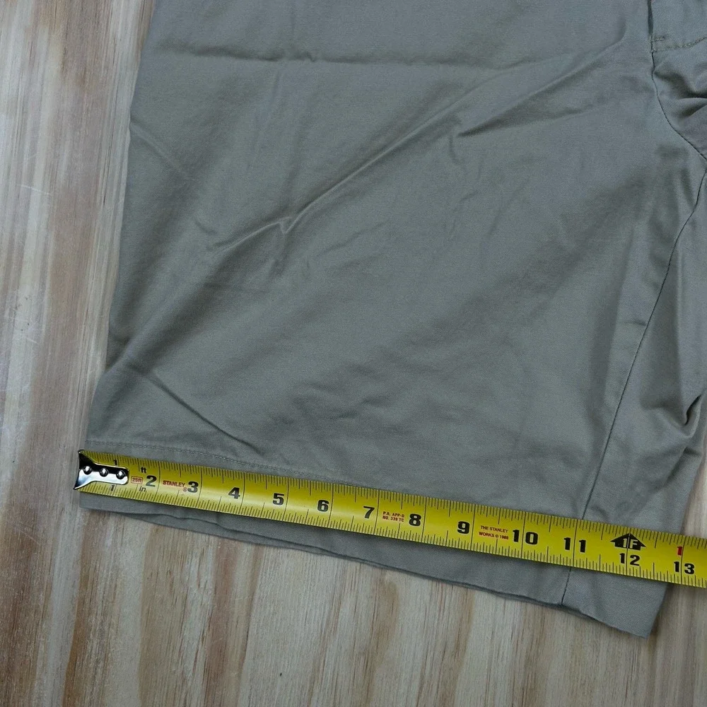 Polo‎ Ralph Lauren Shorts Mens Size 38 GI Fit Drill Khaki Chinos Flat Front Tan